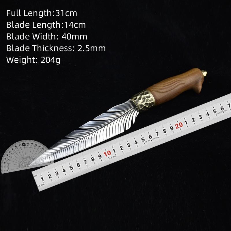 7Cr17Mov Stainless Steel Forged Knife Meat Cleaver Boning Knife Outdoor Camping Fishing Kitchen Chef Knives Cutter
