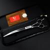 9-inch Angled Curved Grooming Scissors for Pets with Bag