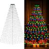 Gfoxmall Tree Net Lights 2 M, 16 Strands / 400 LEDs, USB, Waterproof with Timer (RIV001)
