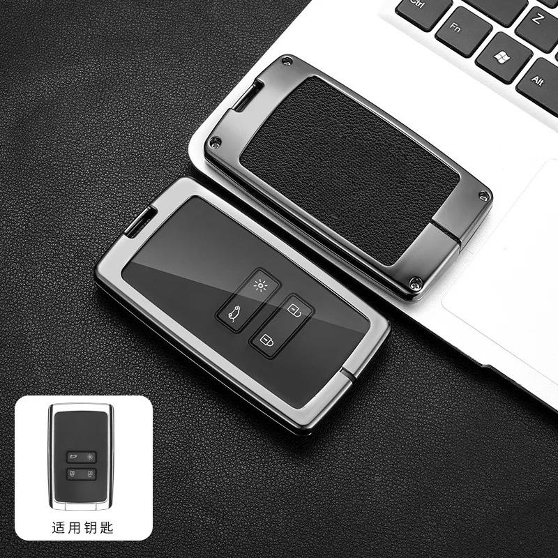 Zinc Alloy Car Key Case Cover Shell For Renault Koleos Kadjar Captur Megane Talisman Espace Clio Zoe Scenic Arkana Dacia Sandero