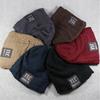 Men's, Velvet Thickened, Knitted Hat, Outdoor Hat, Sports Hat, Thermal Hat, Pullover Hat, Woolen Hat, Couple's Hat