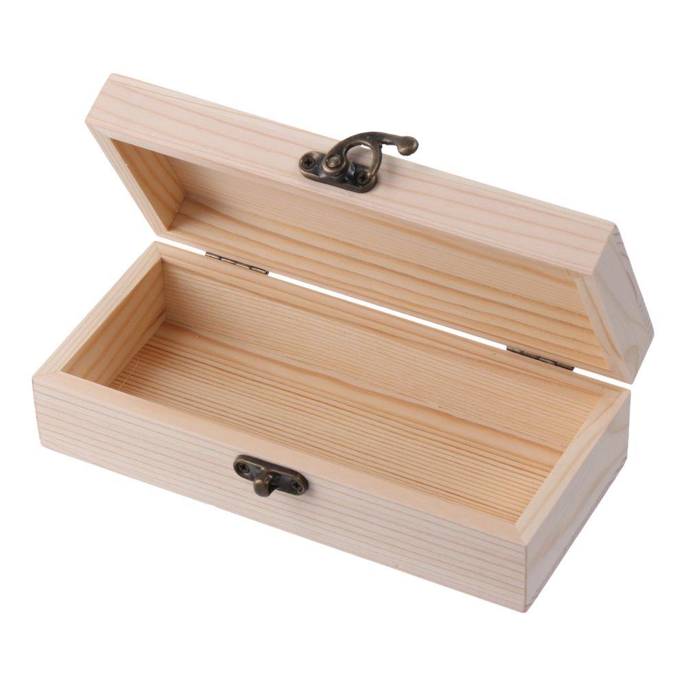 Natural Colour Gift Wrapping Wooden Box Wooden Visual Storage Wooden Box DIY Crafts