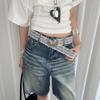 Korean Style Lace Waistband Elegant Dress Jeans Belt Unique Butterfly Waist Belt  Spicy Girls