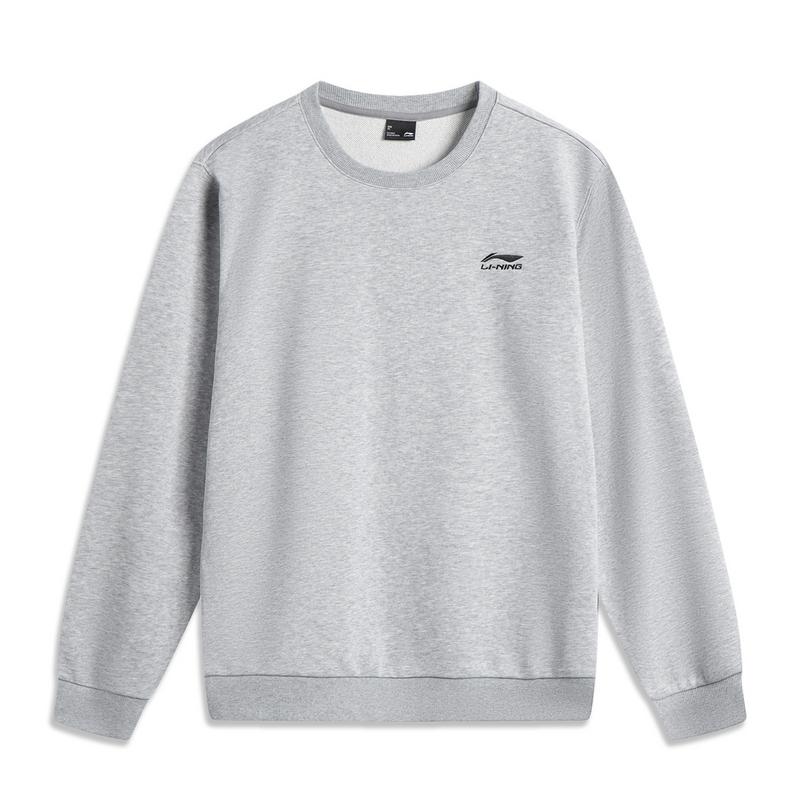 

Li-Ning Round Neck Windproof Fashion Sweatshirt Men tops Gray AWDVA97-2 S