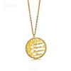 Customized Name Women Necklaces Cubic Zircon Cubic Zircon Tree Of Life Pendant Personalized Gold Color Stainless Steel Nameplate JewelryTrendy Pendant