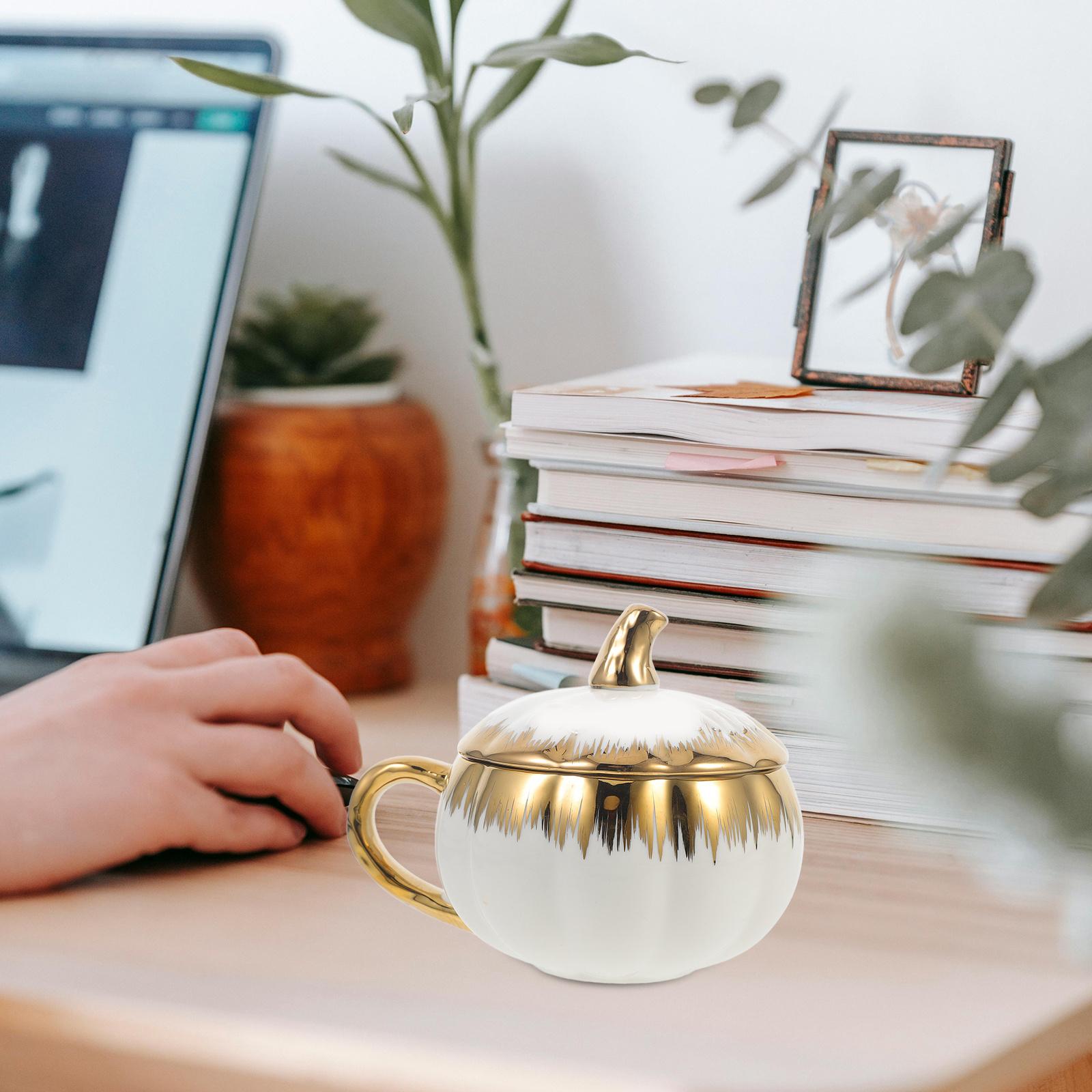 

Ceramic Pumpkin Shape Water Mug Coffee Cup for Home Office Breakfast Milk Tea Beverage Drinking Mug Water Cup other