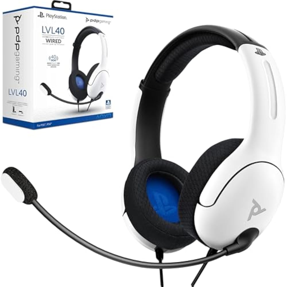 [Sony Official Licensed Product] PDP Gaming LVL40 Wired Gaming Headset PS5 | PS4 [Domestic Genuin...