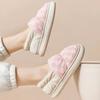 Cotton Shoes Autumn and Winter Bag Heel Velvet Thickened Indoor Home Thick Bottom Non-slip Postpartum Cotton Slippers Couple