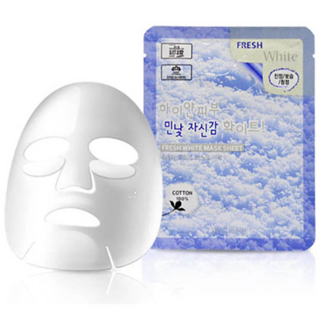 Sakura Cosmetics India Ua South Korea Unisex White 1 + 1 - Free Brightening Mask For The Face 3W-Clinic Fresh Mask