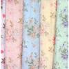 1/3yard Pearl Beaded Floral Chiffon Fabric Vintage Floral Print Chiffon for DIY Sewing Summer Kids Women Skirts Dresses Clothing