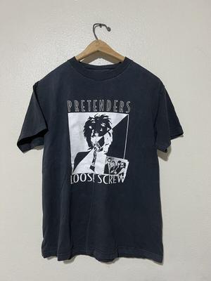 T-shirt Unisex in Cotone The Pretenders Band Loose Screw Tour Taglia Completa SB116