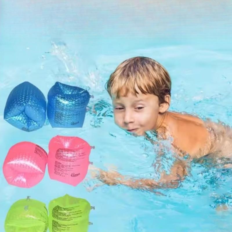 Pvc Inflatable Toys Swimming Floating Sleeve for Kid Adult Thick Double Airbags Fluorescent Inflatable Arm Ring Summer Water Toy