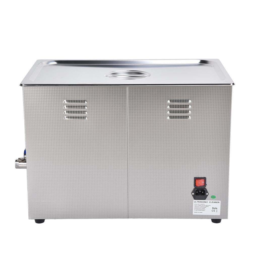Ultrasonic Cleaner 30L 600W Large Ultra Sonic Tank Bath Cleaning Machine Timer DK‑1030HTDUK Plug 200‑240V 50Hz