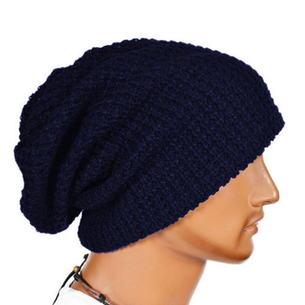 Baggy Beanie Hat Skull Ski Cap 