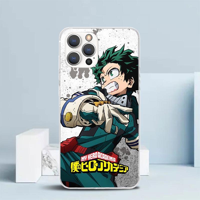 

Мидория Изуку Деку MHA Моя геройская академия Мягкий чехол для iPhone 16 17 Air 15 14 Pro Max 16E Чехол для телефона 13 Mini 12 11 7 SE 8 Рисунок iPhone 14 Pro