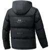 Chaqueta Acolchada Cálida Engrosada Nueva de Invierno Chaqueta Acolchada Casual Holgada con Capucha Chaqueta Cortavientos para Hombre