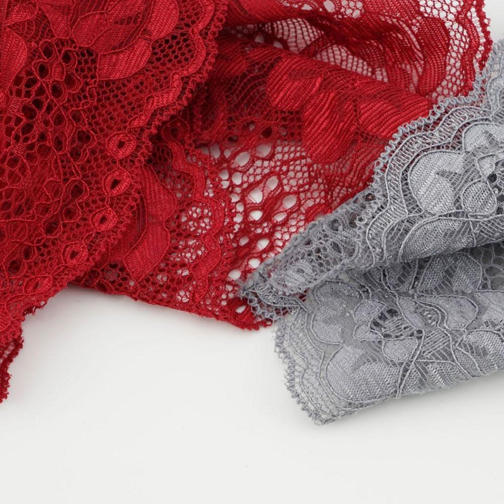 Korean Lace Floral Headbands Sweet Wide Lace Trim Hairband Solid Color Wide Hollow-Out Lightweight Headwrap Elastic Hair Bands