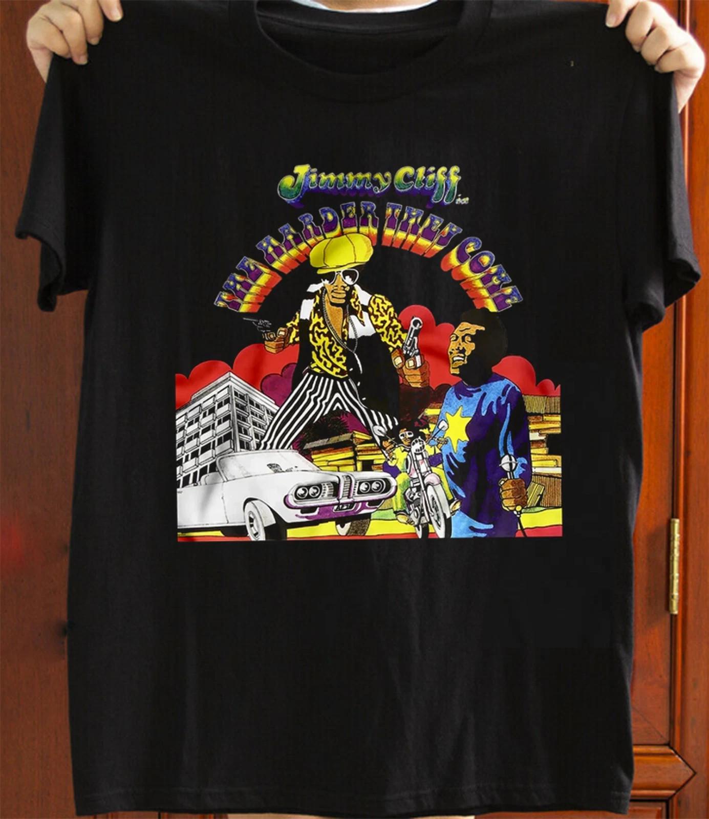The Harder They Come Jimmy Cliff Reggae Music T Shirt Size S-5XL S