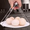1 Pcs Collapsible Stainless Steel Bowl Gripper Kitchen Tool for Air Fryer Hot Plate Bowl Clip