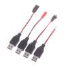 Rc Usb Charging 3.7V Lithium Battery Charger Cable Usb To Jst /Sm / Futaba Plug Cable For 3Rc Drone Quadcopter
