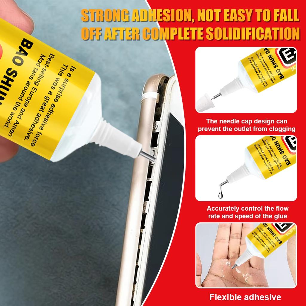B7000/E8000 Universal Glue for Mobile Phones, Epoxy Resin Glue (Suitable for Metal, Plastic, Glass Screen Repair and Splicing) Waterproof a