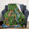 1pc Blanket - game Stardew Valley  Print Design,Lightweight Blanket for Sofa,Bed- Soft &Warm,Gift for All Seasons