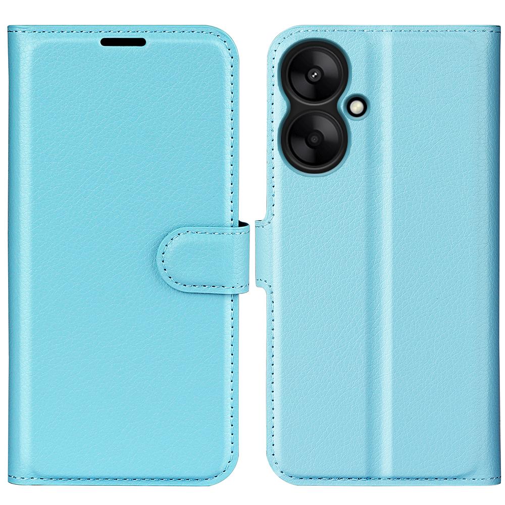 For Xiaomi Redmi 13C 5G/Redmi 13R 5G Case Leather Phone Cover Litchi Texture