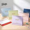Large Daily Schedule Organizer Desk Calendar 2026-2027, Oct 2026-Dec 2027 14-Month Calendar, Business Planning Tools Desktop for Planning, Organizing
