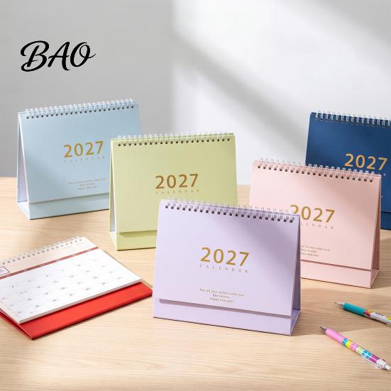 Large Daily Schedule Organizer Desk Calendar 2026-2027, Oct 2026-Dec 2027 14-Month Calendar, Business Planning Tools Desktop for Planning, Organizing