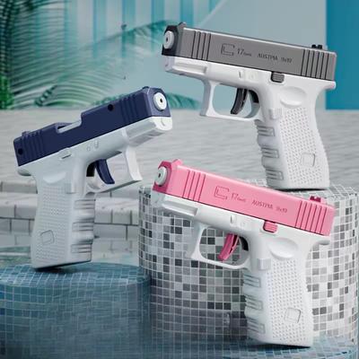 Pistol cu apă Glock Jucărie pentru copii, Pulverizare cu apă, Joc cu apă, Presiune de mare capacitate, Pistol cu apă continuă Jucărie pentru copii Cadou