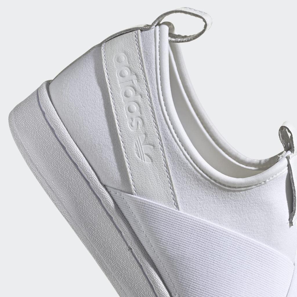 adidas SST Slip-On FW7052 Unisex Originals Sneakers Cloud White / Cloud White / Cloud White