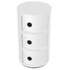Modern Furniture Bedside Cabinet Nightstand Multifunctional Circle Storage Table
