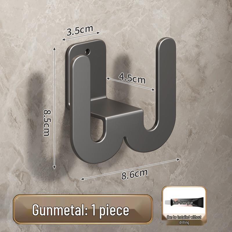 

Настенная самоклеящаяся вешалка для тапочек для ванной комнаты и крюк для хранения обуви с дренажем