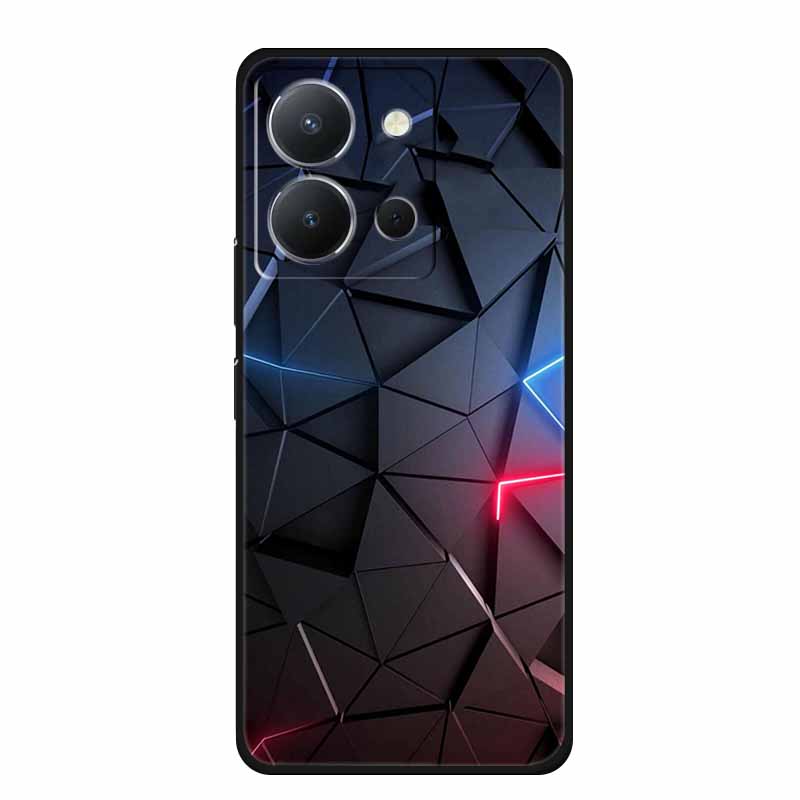 For Vivo Y36 4G Case Animals TPU Soft Cover Silicone Phone Cases For VivoY36 4G Russian Version Shockproof Protector Wolf Coque