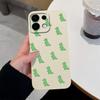 For Oppo Realme 7 10 8 9 5 6 Pro Plus K13 A5 A5X Phone Covers Cute Dinosaur Patterns Liquid Silicone Anti Drop Premium Protection Cases For Oppo Shell