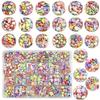 Acrylic Spacer Beads Set: 24 Grids for DIY Jewelry - Bracelets & Necklaces