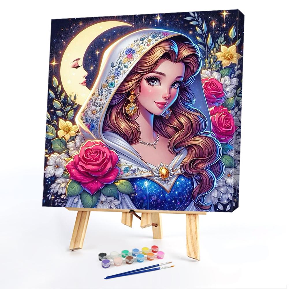 Paint By Numbers Kit On Canvas DIY Olej Art Girl Picture Home Wall Decor