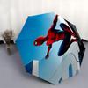 Spider-Man, Web-Slinger Automatic Opening and Closing Umbrella, Compact Travel Umbrella, Lightweight and Portable, Suitable for Beach Commut