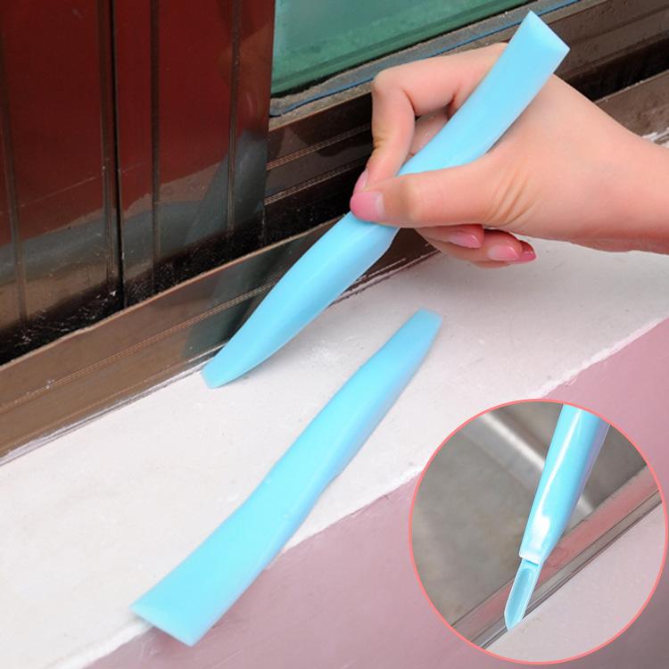 Tür- und Fensterreinigungsschaber Küchenherd Doppelkopfschaber Schlitz Fleckenentferner Schaber Öffner Dosenöffner