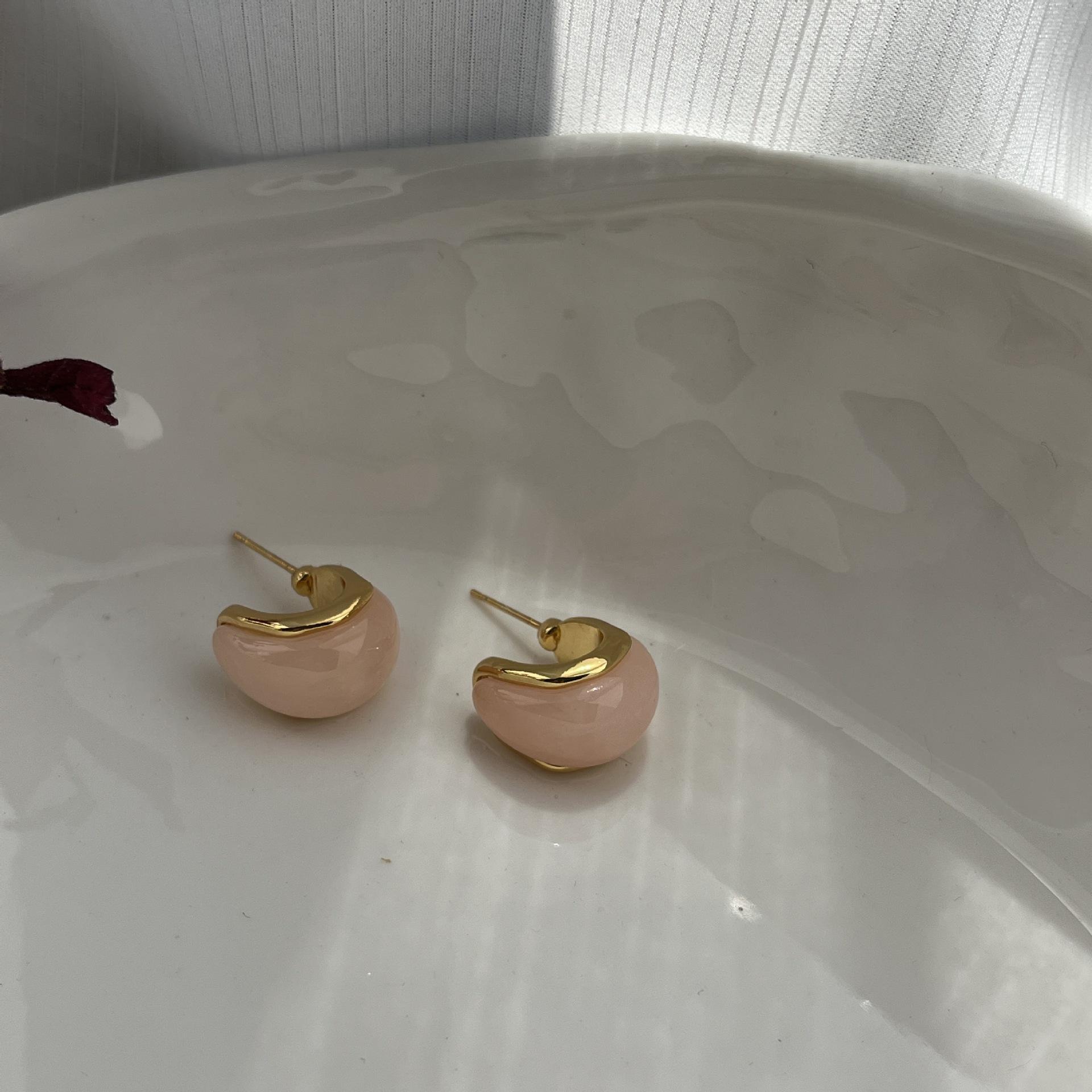 

Серьги Cherry Blossom Pink для женщин, маленькие, свежие, легкие, роскошные, милые и симпатичные, серьги-гвоздики высокого класса, серьги-гвоздики для женщин