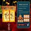 Handmade Children’s Chinese Style Mid-Autumn Traditional Lantern with Luminous Projection