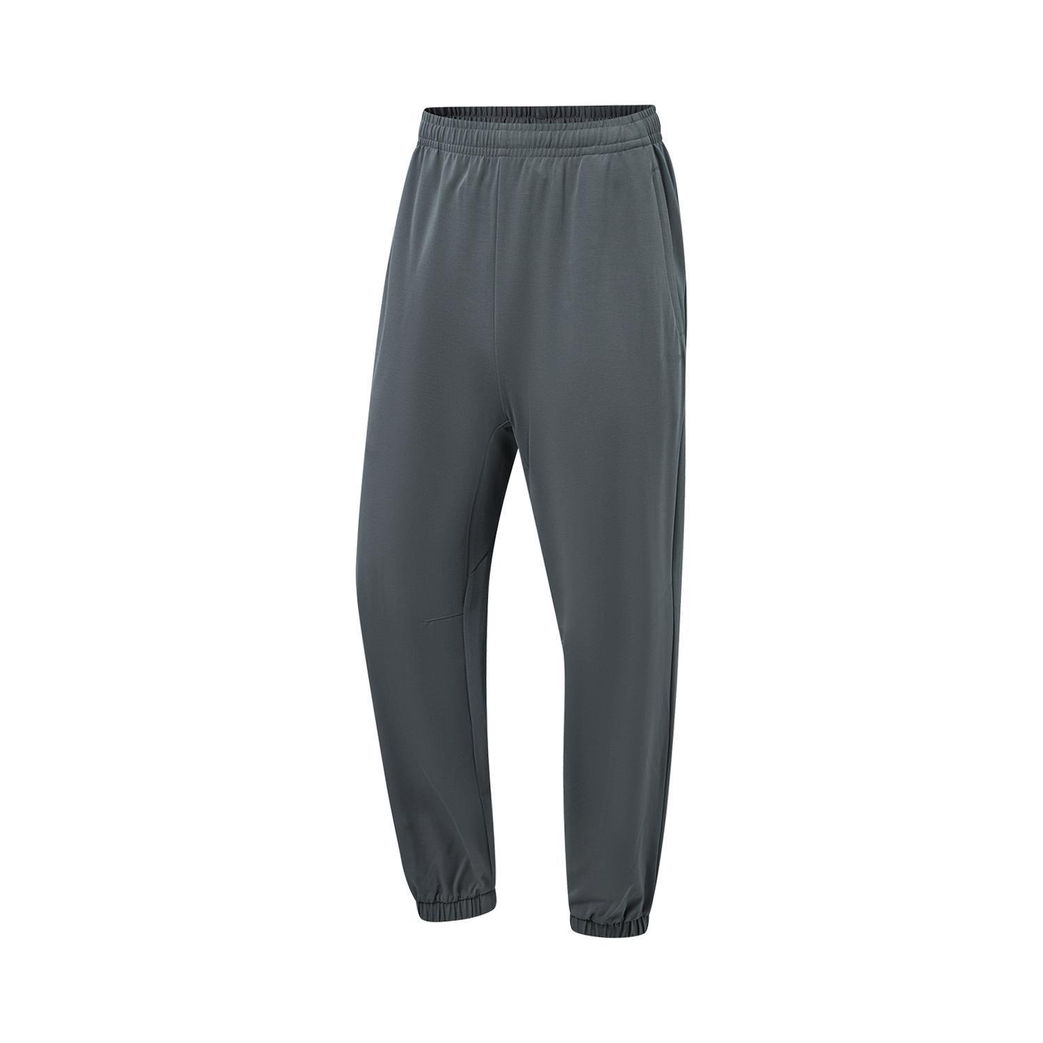 Li-Ning Versatile Solid Color Simple Soft Sports Long Pants Men bottoms AKLW319-3 S