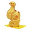 Good Business Opening Feng Shui Increases Financial Increases Lucky Lottery Ticket Strong-Armed Maneki-Neko (Right-Handed Maneki-Neko) Figurine, Luck,