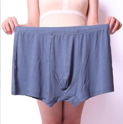 Herren-Boxershorts in Übergröße, Baumwolle, übergroße Unterwäsche, Boxershorts für Herren, weiche, lockere Modeunterwäsche