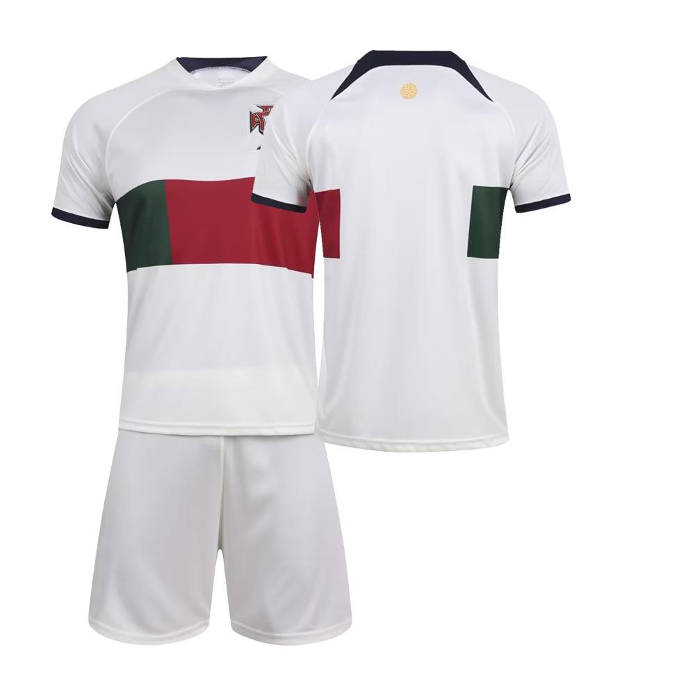 New World Cup No. Luo home jersey, football jersey, men's and children's adult training jersey set