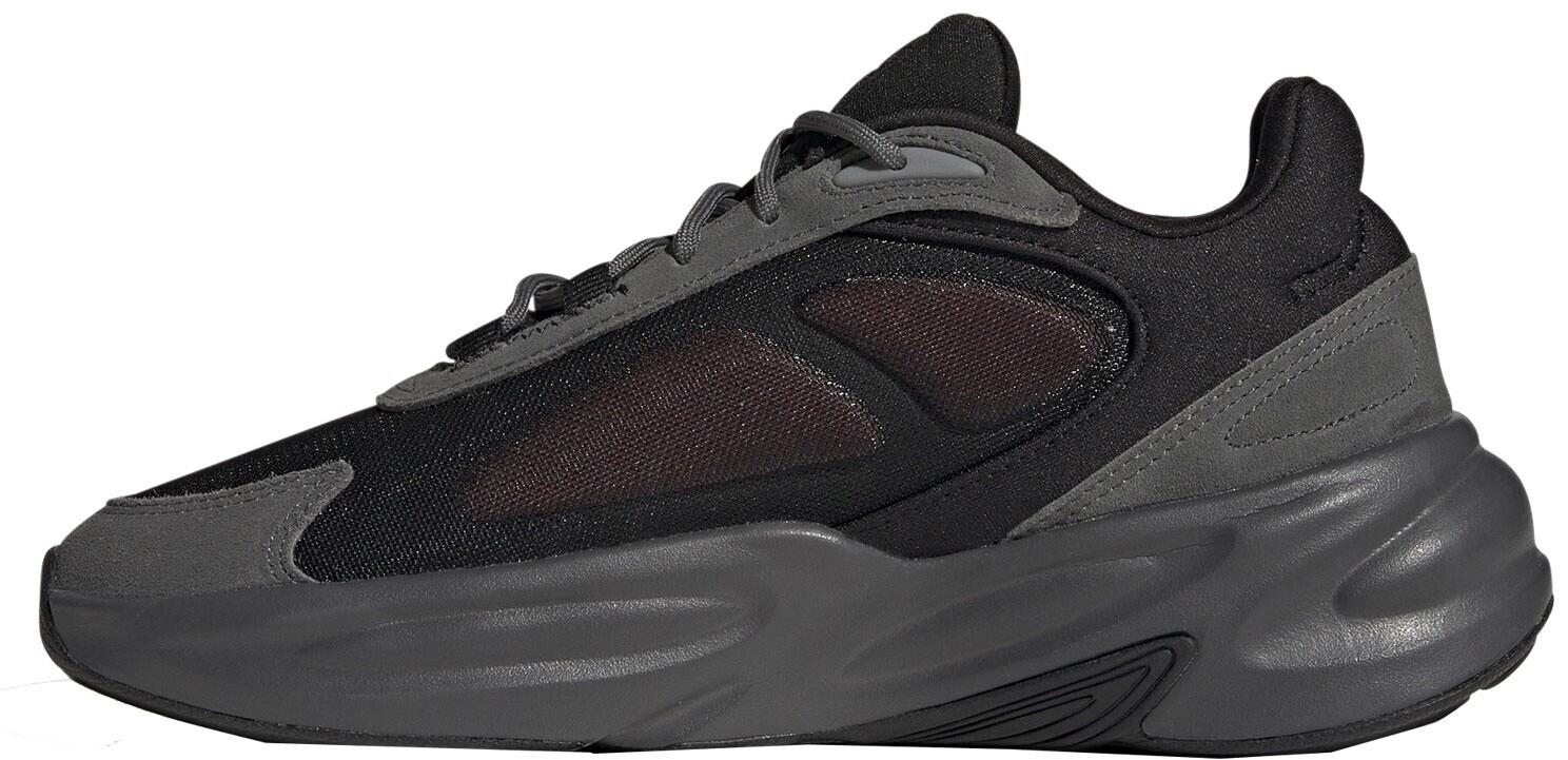 

Женские кроссовки Adidas Ozelle основной черный/железный металлик/лучевой розовый 38