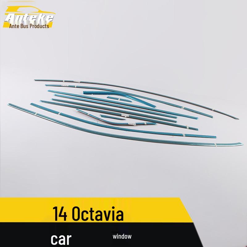 Stainless Steel Anti-Scratch Decorative Trim for 14 Octavia Windows