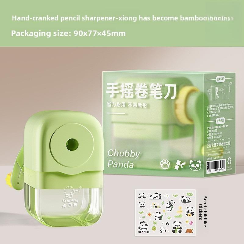 

Macaron Colored Pencil Sharpener Student Hand-crank Pencil Sharpener Large Diameter Drawing Stationery Cute School Supplies
