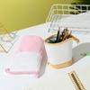 Supplies Large Capacity Stationery Makeup Pouch Zipper Storage Box Telescopic Pen Bag Pencil Case