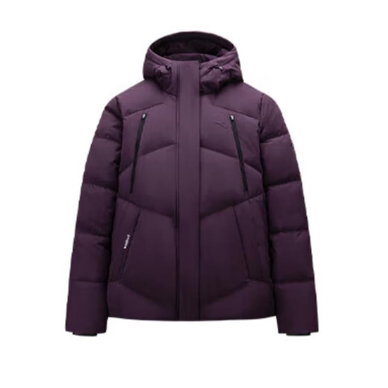 ANTA Women's Ice Armor 90 Down Water-Repellent Hooded Puffer Jacket
